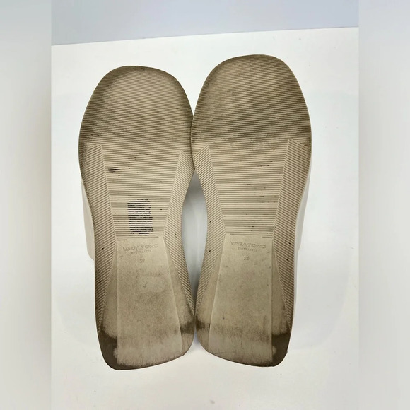 VAGABOND Beige leather COURTNEY platform slide size 9 - Picture 5 of 7